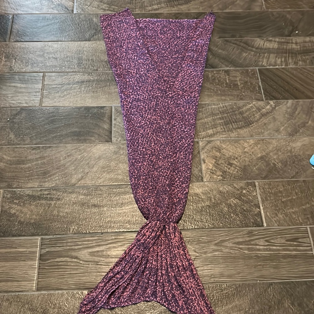 Purple and pink mermaid tail